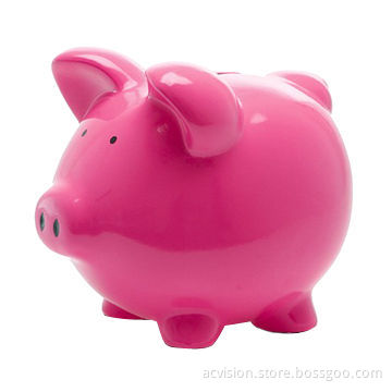 Punk ceramic coin bank for children